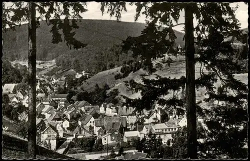 Ansichtskarte Bad Grund (Harz) Panorama-Ansicht Blick vom Knollen 1960
