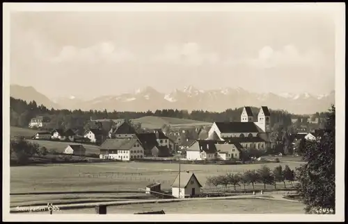 Ansichtskarte Steingaden Stadtpartie 1934