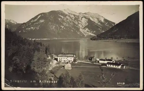 Lana an der Etsch Lana sull'Adige Seespitz, Bahnhof 1930  gel. Stempel Jenbach