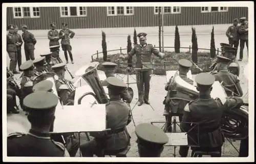 Militär/Propaganda - 2.WK (Zweiter Weltkrieg) Orchester Dirigent 1934 Privatfoto Foto