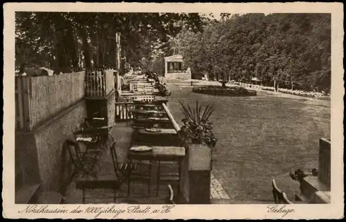 Ansichtskarte Nordhausen Gehege, Restaurant 1930