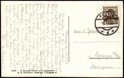 Ansichtskarte Reutte Der Plansee 1936