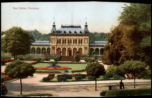 Ansichtskarte Bad Elster Kurhaus 1914