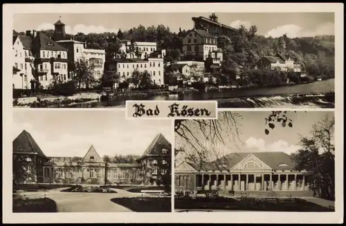 Ansichtskarte Bad Kösen Stadtansichten 3 Bild 1955