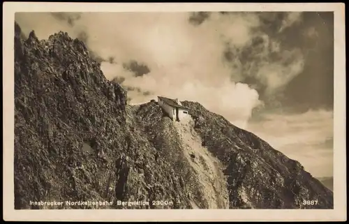 Ansichtskarte Innsbruck Nordkettenseilbahn, Bergstation 1930