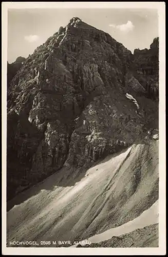 Bad Hindelang Hochvogelstuben, Allgäu - Bergmassiv 1930 Privatfoto