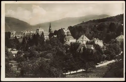 Ansichtskarte Badenweiler Stadtpartie 1931