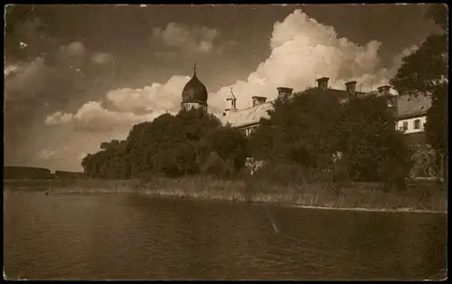 Ansichtskarte Prien Abtei Frauenwörth (Chiemsee) 1919