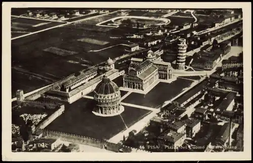 Cartoline Pisa Luftbild 1934