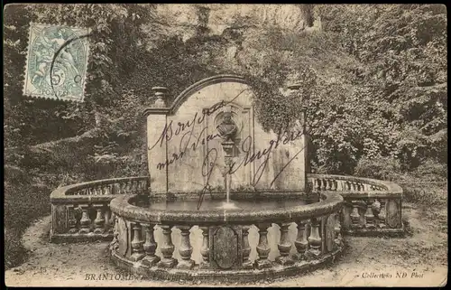 CPA Brantôme Brunnen, Fontaine 1913