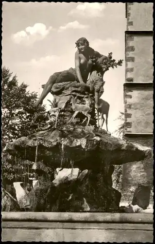 Ansichtskarte Detmold Partie am Donopbrunnen 1960