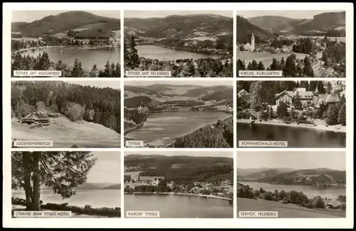 Baden-Württemberg Schwarzwald Mehrbild-AK Kleinbildreihe phot Rolf Kellner 1955