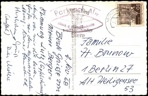 Ansichtskarte Garmisch-Partenkirchen PARTNACH-ALM 1968