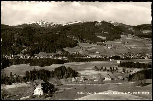 Hinterzarten Panorama-Ansicht Blick zum Feldberg Schwarzwald 1958