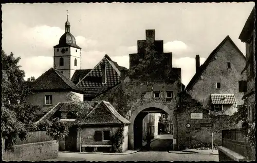 Ansichtskarte Sommerhausen Der Kleine Bogen, Straße 1957