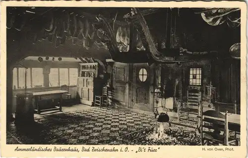 Bad Zwischenahn Ammerländisches Bauernhaus „Bi't Füer" - Saal 1937