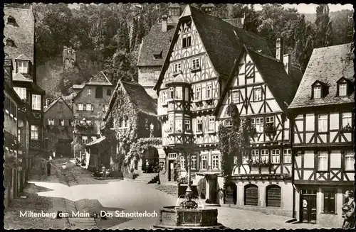 Ansichtskarte Miltenberg (Main) Schnatterloch, Ortsansicht 1958