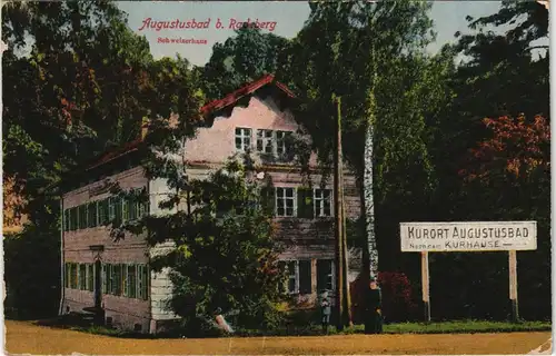 Ansichtskarte Liegau-Augustusbad-Radeberg Schweizerhaus 1926