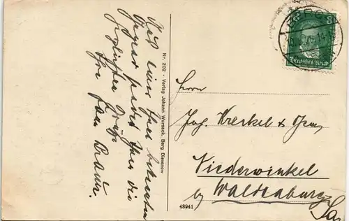 Postcard Berg Dievenow Dziwnów Strand mit Badeanstalt 1928