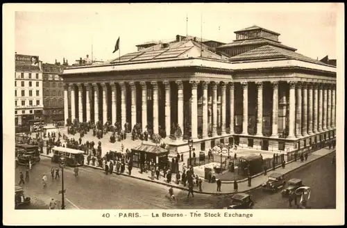 CPA Paris Börse Bourse - The Stock Exchange 1930