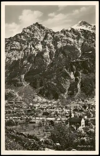 Ansichtskarte Erstfeld Panorama-Ansicht 1932