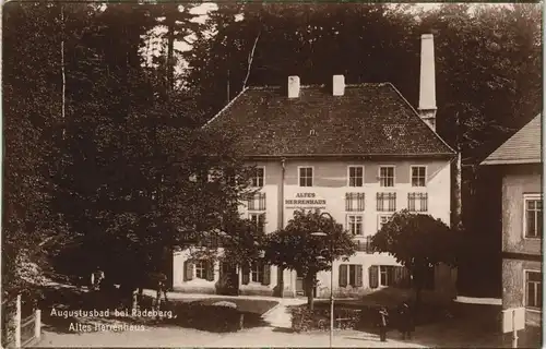 Ansichtskarte Liegau-Augustusbad-Radeberg Altes Herrenhaus - Fotokarte 1925