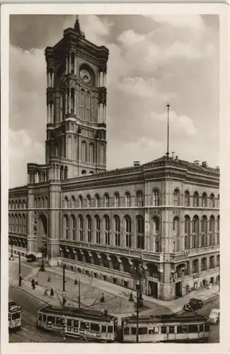 Sammelkarte Mitte-Berlin Rotes Rathaus 1940
