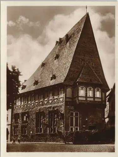 Sammelkarte Goslar Gebäude Brusttuch 1950