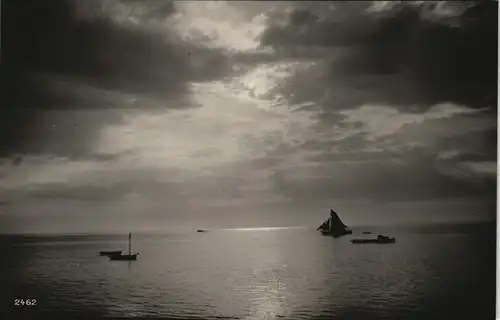 .Mecklenburg-Vorpommern Ostsee/ Baltic Sea Boote Stimmungsbild 1926