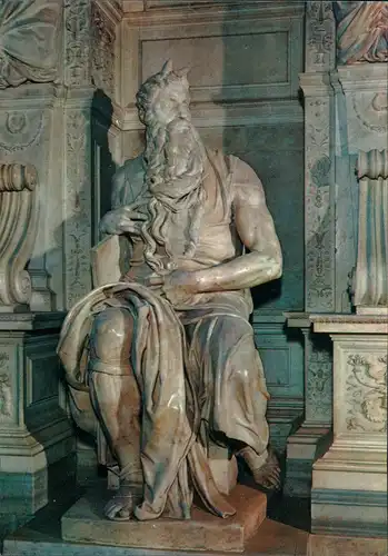 Cartoline Rom Roma Kirche des S. Petrus in Vincoli Der Moses 1962