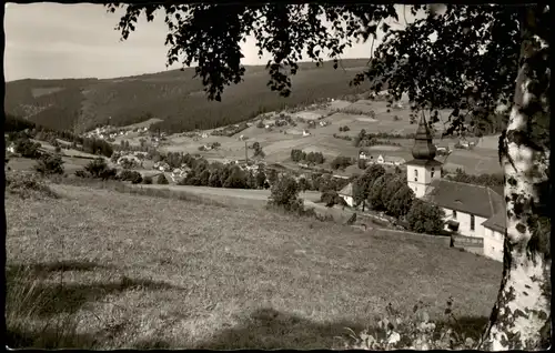 Ansichtskarte Warmensteinach Panorama-Ansicht; Fichtelgebirge 1957