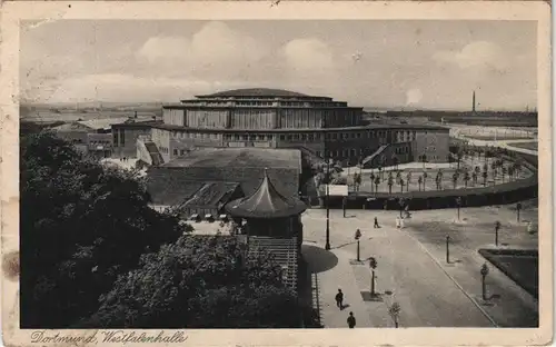 Ansichtskarte Dortmund Westfalenhalle, Industrie 1943