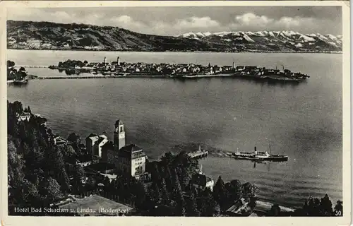 Ansichtskarte Lindau (Bodensee) Luftbild 1938