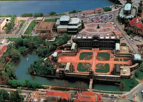 Ansichtskarte Dresden Luftbild - Dresdner Zwinger 2000