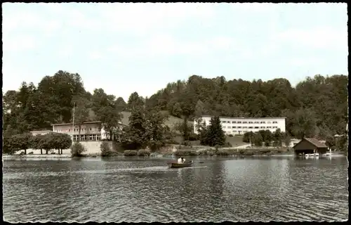 Ansichtskarte Kochel am See Panorama-Ansicht mit ÖTV-Heim 1966