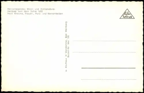 Horn-Bad Meinberg Mehrbildkarte Meinberg am Teutoburger Wald 1960