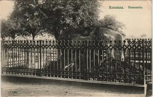 Ansichtskarte Konstanz Husenstein. 1909