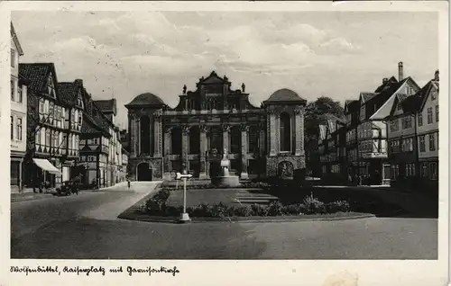Ansichtskarte Wolfenbüttel Marktplatz 1938