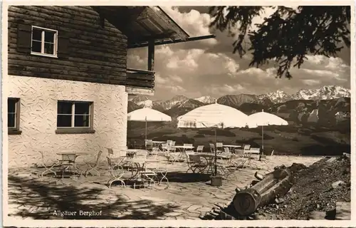 Oberstdorf (Allgäu) Alpengasthaus „Allgäuer Berghof" 1260 m 1932