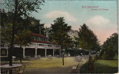 Ansichtskarte Bad Salzschlirf Kurhaus mit Theater 1911