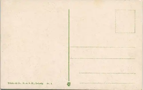 Ansichtskarte Osnabrück Hasepartie mit Dom und Ursulinen-Kloster 1914