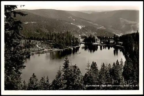 Ansichtskarte Seebach Mummelsee Panorama-Ansicht 1954