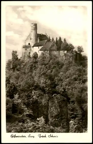 Ansichtskarte Gößweinstein Burg Gößweinstein (Castle) 1953