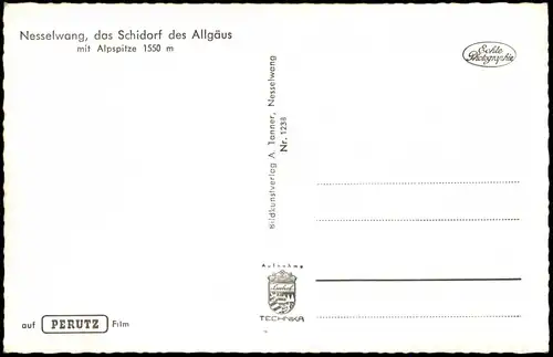 Ansichtskarte Nesselwang Allgäu Panorama-Ansicht 1960