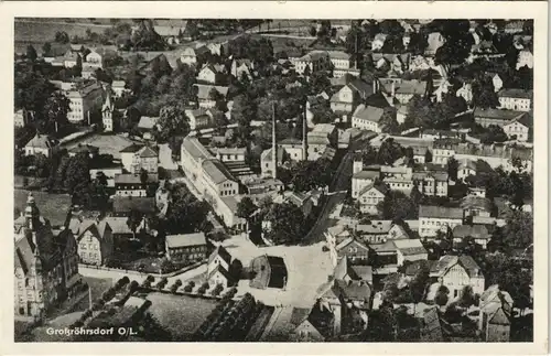 Ansichtskarte Großröhrsdorf Luftbild 1954