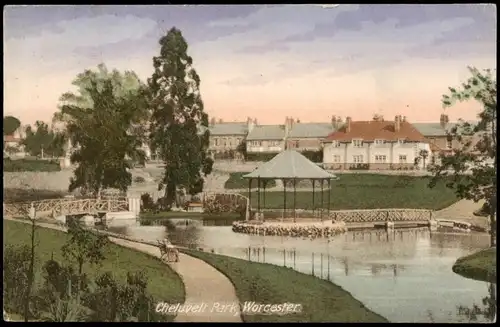 Postcard Worcester Cheluvelt Park Worcester 1931