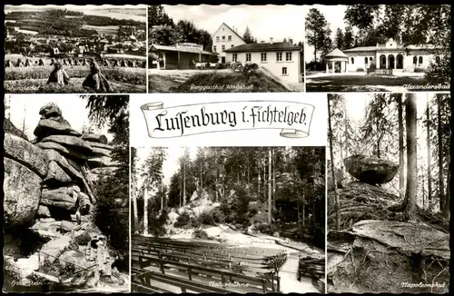 Luisenburg-Wunsiedel Fichtelgebirge Berg-Gasthof Waldlust, Fichtelgebirge 1960