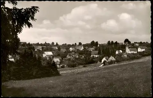 Ansichtskarte Peterzell Ortsansicht; Ort im Schwarzwald 1960