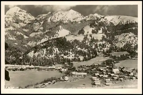 Ansichtskarte Bayrischzell Panorama-Ansicht mit Wendelstein 1955