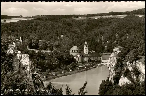 Ansichtskarte Kelheim Kloster Weltenburg 1958